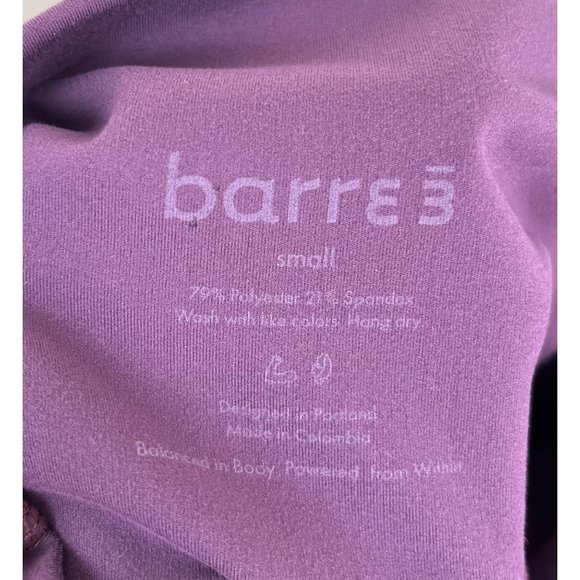 Barre3 Signature workout legging 7/8 purple‎ sz S - Picture 8 of 8